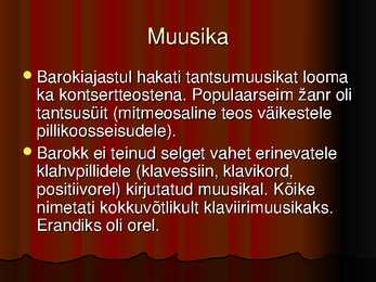 Barokkmuusika esitlus #5