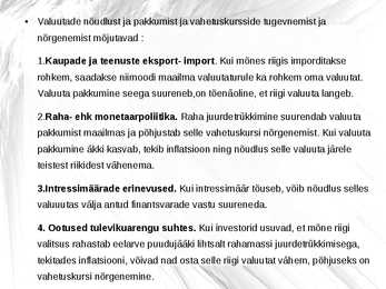 Rahvusvaheline majanduse esitlus #4