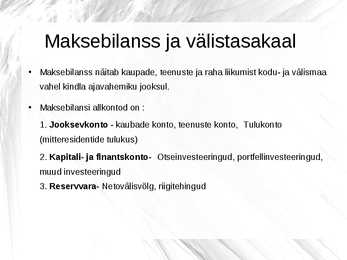 Rahvusvaheline majanduse esitlus #5