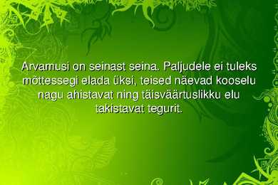 Üksiklus kui eluviis #11