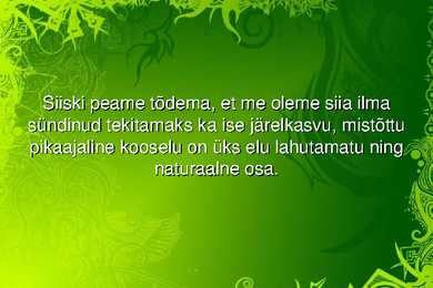 Üksiklus kui eluviis #12