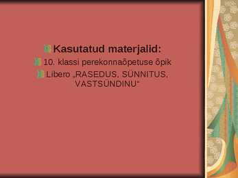 Lapseootus ja sünd #22