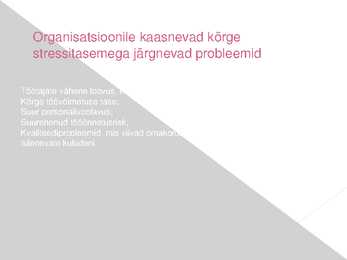 Tööstress Power Point esitluses #8