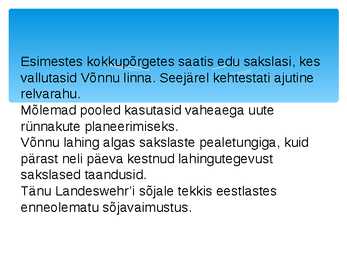 Vabadussõda powerpoint #14
