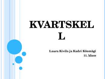 Kvartskell
