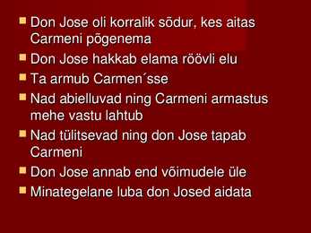 Carmen #4