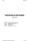 Vahelaed Ja põrandad