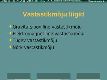 Vastastikmõju liigid-powerpoint #2