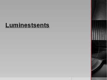 Luminestsents