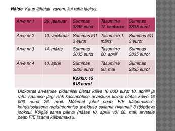 FIE ja käibemaks #16
