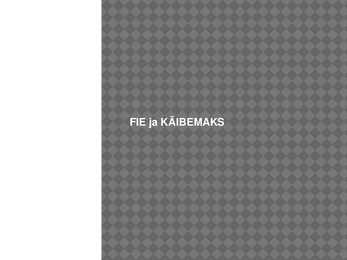FIE ja käibemaks