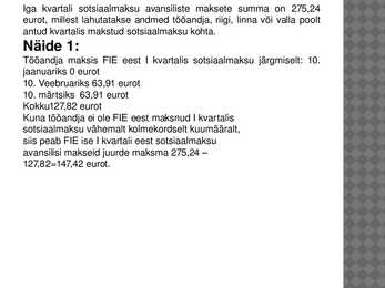 FIE ja sotsiaalmaks #11