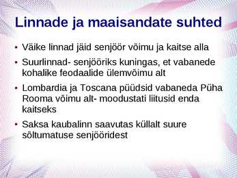 Keskaegne linn ja elu #4