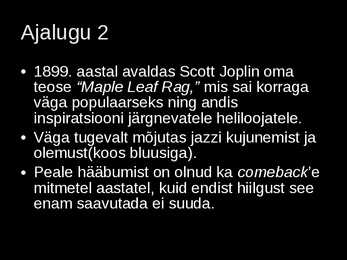 Ragtime #4