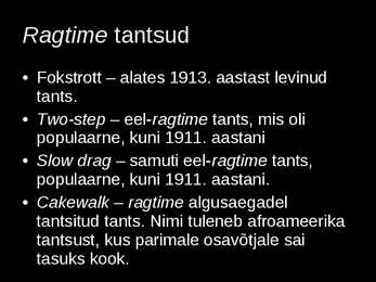 Ragtime #6