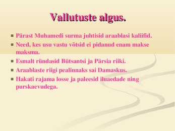 Powerpointi esitlus Araabiast #6