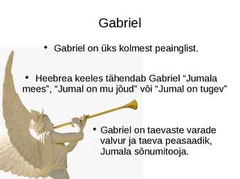 Peainglid Gabriel ja Miikael #2