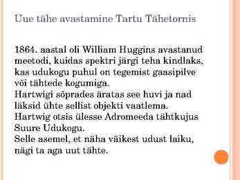 Esimese Linnutee-välise supernoova avastamine #3