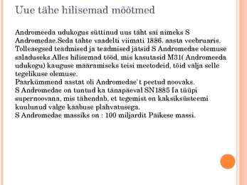 Esimese Linnutee-välise supernoova avastamine #5