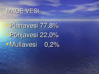 Hüdrosfäär Powerpointi esitlus #2