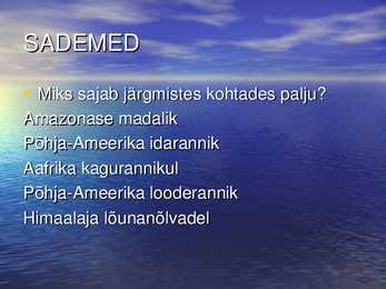 Hüdrosfäär Powerpointi esitlus #13