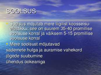 Hüdrosfäär Powerpointi esitlus #18