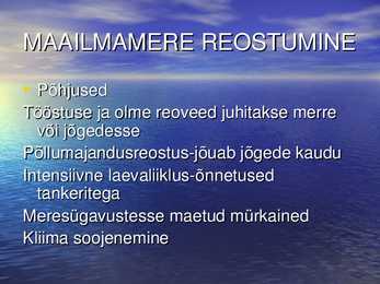 Hüdrosfäär Powerpointi esitlus #26