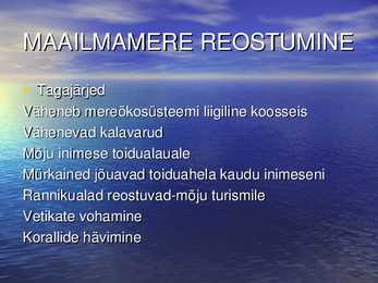 Hüdrosfäär Powerpointi esitlus #27
