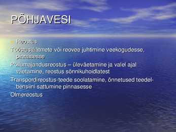 Hüdrosfäär Powerpointi esitlus #42