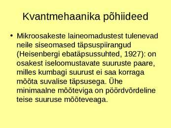 Aatomifüüsika kõkkuvõttev esitlus #18
