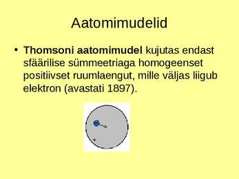 Aatomifüüsika kõkkuvõttev esitlus #5