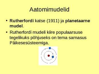 Aatomifüüsika kõkkuvõttev esitlus #6