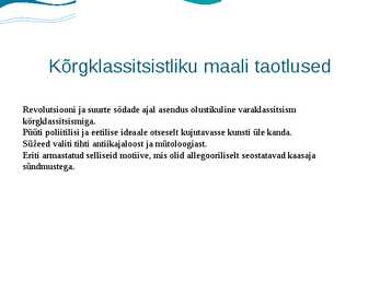 Esitlus-Klassitsistlik kujutav kunst #11