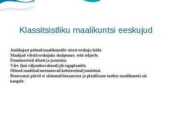 Esitlus-Klassitsistlik kujutav kunst #6