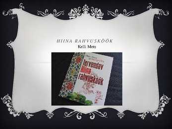 Hiina rahvusköögi esitlus