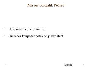Tööstuslik pööre 17-18 sajandil #2