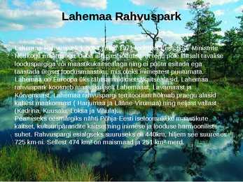 Esitlus-Eesti rahvuspargid #3