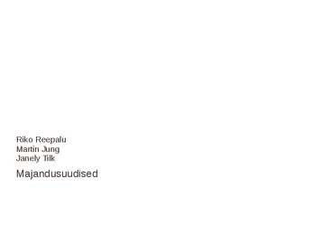 Majandusuudised