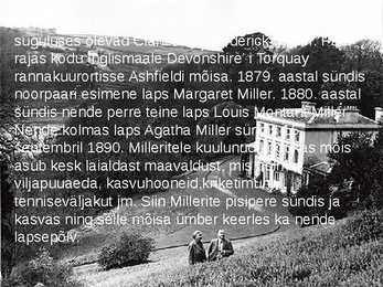 Agatha Christie eluoo esitlus #2