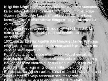Agatha Christie eluoo esitlus #4