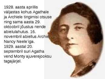 Agatha Christie eluoo esitlus #7