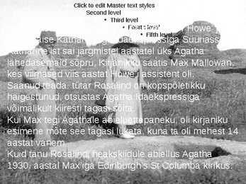 Agatha Christie eluoo esitlus #8