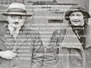 Agatha Christie eluoo esitlus #9