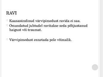 Värvipimedus - ettekanne #13
