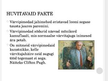 Värvipimedus - ettekanne #15