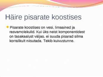 Keratiit - ettekanne #4