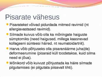 Keratiit - ettekanne #5