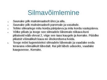 Nägemishäired - ettekanne #11