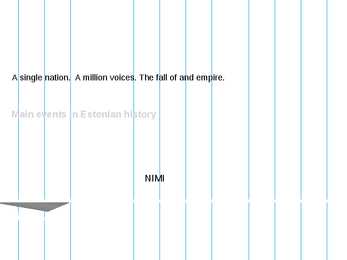 PPT - Estonian History