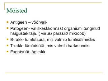 Esitlus-Kaitse haiguste eest #2